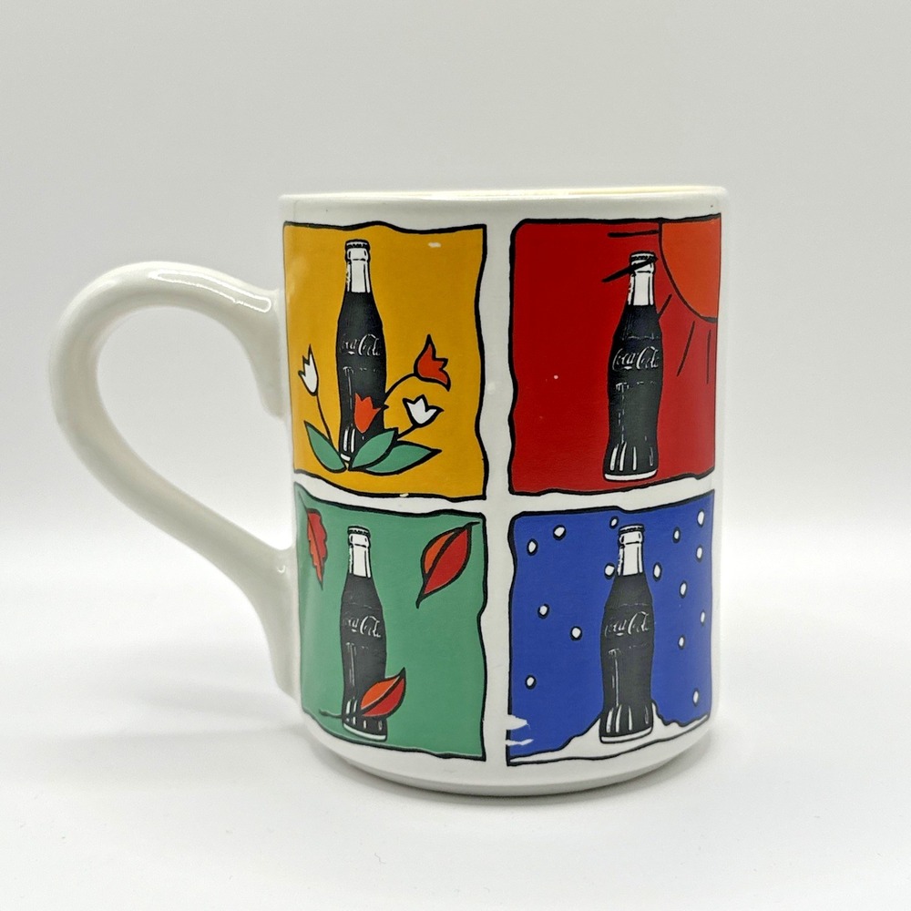 Coca-Cola Four Seasons Mug 1999 Gibson Housewares